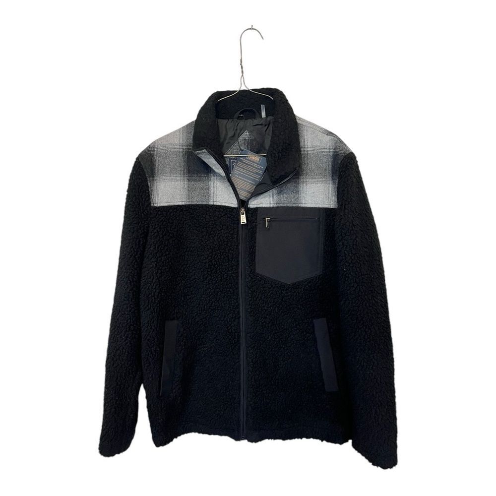 NWT Pendleton | Livingston Faux Shearling Fleece Full Zip Jacket‎ Wool Blend S